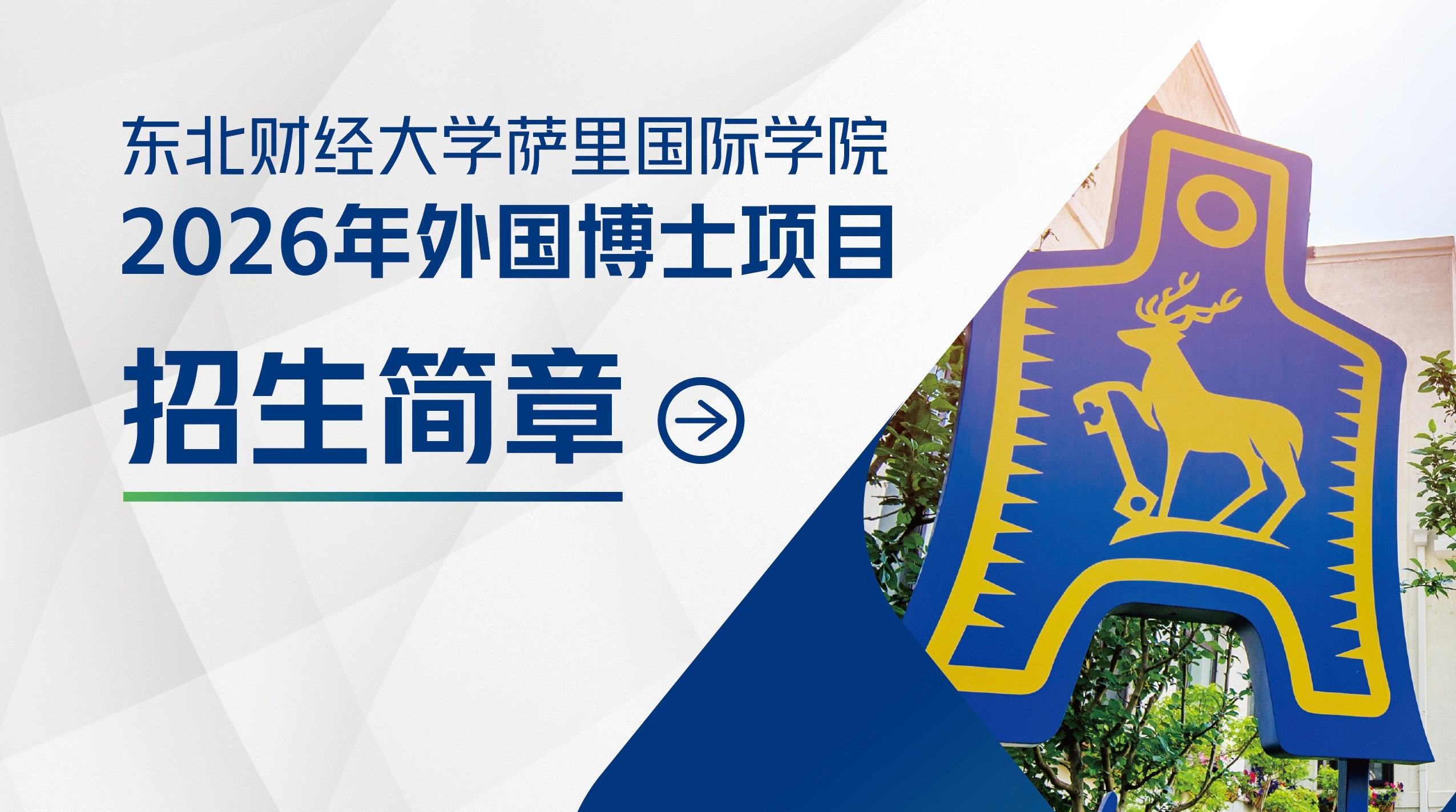 东北财经大学萨里国际学院2026年博士项目招生简章